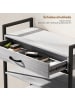 HOMCOM Schuhregal in Grau 70L x 30B x 87,6H cm