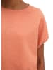 Marc O'Polo Ärmelloser Feinstrick-Pullover loose in Warm Orange