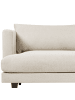 Beliani 3-Sitzer Sofa JARPEN in Beige/Braun - (W) 214 x (H) 72 x (L) 93 cm