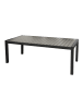 ebuy24 Gartentisch Garp Schwarz 343 x 100 cm