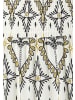 LASCANA Maxikleid in creme-khaki-schwarz bedruckt
