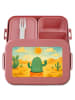 Mr. & Mrs. Panda Bento Box Kaktus Sonne Design ohne Spruch in Rot Pastell