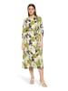 CARTOON Blumenkleid mit Bindegürtel in White/Mint