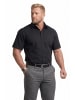 Men Plus Hemd in schwarz
