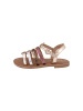 Les Tropéziennes par M Belarbi Flache Sandalen aus Leder Kind Berisson Multicolor