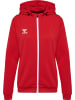 Hummel Hummel Zip Kapuzenpullover Hmlauthentic Multisport Damen Atmungsaktiv Schnelltrocknend in TRUE RED