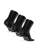 DANISH ENDURANCE Laufsocken Long Distance Running Crew in Black/Grey