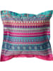 Bassetti Fein Satin Kuschelkissenbezug Burano in türkis