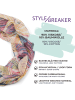 styleBREAKER Loop Schal in Gelb-Rose