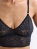 Erlich Textil  Bustier ICONIC LACE BRALETTE TOP in schatten schwarz