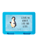 Mr. & Mrs. Panda Bento Box Pinguin Marienkäfer mit Spruch in Eisblau