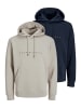Jack & Jones Sweatshirt / Hoodie Star in Dunkelblau / beige