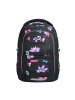 Coocazoo Schulrucksack PORTER "Floral Artnight" in Schwarz