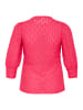 KAFFE curve Langarm-Bluse KCtia in Raspberry