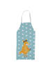 Mr. & Mrs. Panda Kellner Schürze Fuchs Blumen ohne Spruch in Türkis Pastell