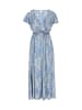 IZIA Women Dress in blue multicolor