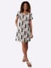 WITT WEIDEN Druck-Kleid in taupe-ecru