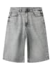 TWO SOON Jeansshorts in Light Grey Denim