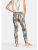 PETER HAHN Hose Trousers in PETROL/MULTICOLOR