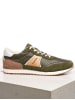 LLOYD Lowtop Sneaker EARL in verde/cappuccino