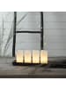 STAR Trading LED Kerzen Advent mit Timer, Fernbedienung, 10cm, weiß, 4er-Set