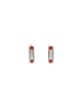gaya Women Earrings in Silver Red