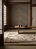 KADIMA DESIGN TINGIR Teppich Vintage Medaillon Klassisch 140x200 Natur Schlafzimmer in Natur