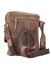 Greenburry Vintage Umhängetasche Leder 20 cm in brown