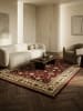 KADIMA DESIGN Teppich Kurzflor Waschbar Orientalisch TANNHEIM Strapazierfähig in Rot