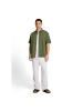 TOM TAILOR Denim Halbarmhemd in oak leaf green