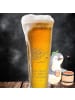 Mr. & Mrs. Panda Weißbierglas Schnecke Sir mit Spruch in Transparent