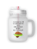 Mr. & Mrs. Panda Einmachglas Avocado Yoga mit Spruch in Transparent