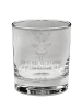 Mr. & Mrs. Panda Tumbler Glas Fuchs Ballerina mit Spruch in Transparent