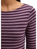 Marc O'Polo Gestreiftes Longsleeve regular in Dark Purple