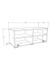 VCM  Holz TV Lowboard Möbel Fernsehschrank Arila XL in Anthrazit / Honig-Eiche