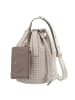 DuDu Filicudi M. Beuteltasche Leder 19 cm in pearl grey