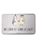Mr. & Mrs. Panda Blechbehälter Pinguin Heirat mit Spruch in Grau Pastell