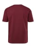 Men Plus Kurzarm T-Shirt in burgunder
