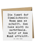 Mr. & Mrs. Panda Faltkarte Spruch Kunst der Sinnlichkeit mit Spruch in Weiß
