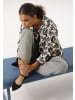 Aniston CASUAL Steppjacke in hellbeige-schwarz