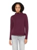 Betty Barclay Strickpullover mit Stehkragen in Dark Aubergine