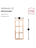 UNUS Holzfenster Dekoration Altholz in Braun