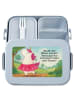 Mr. & Mrs. Panda Lunch Box Einhorn Ballerina Design mit Spruch in Blau Pastell