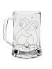Mr. & Mrs. Panda Gravur Bierkrug Pinguine Kuscheln ohne Spruch in Transparent