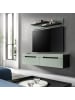Inn.Furn Wohnkombination Salbei grün, grau, 2er Set Lowboard 170 cm und Wandboard