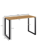 KADIMA DESIGN Eiche-Schreibtisch, robuste Metallbeine, vielseitig, stabil, modern