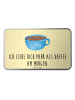 Mr. & Mrs. Panda Geschenkbox Kaffee Tasse mit Spruch in Gelb Pastell