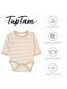 TupTam Unisex Langarm Body mit Aufdruck Spruch 5er Pack in grün/beige
