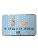 Mr. & Mrs. Panda Aufbewahrungsbox Hasen Muschel mit Spruch in Blau Pastell