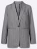 Sieh an! Blazer in grau-ecru-gestreift